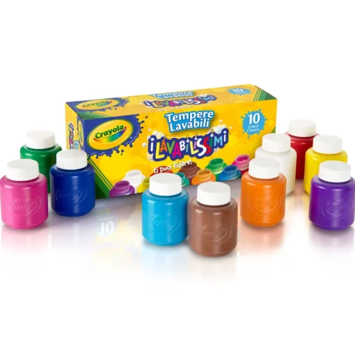 10 Tempere Lavabili Giocattoli Toys Center