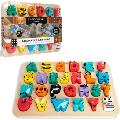 Alfabeto Puzzle Di Animali In Legno