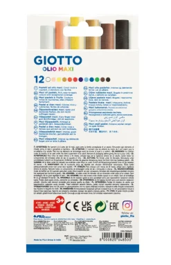 Astuccio Appendibile 12 Pastelli A Olio Giotto