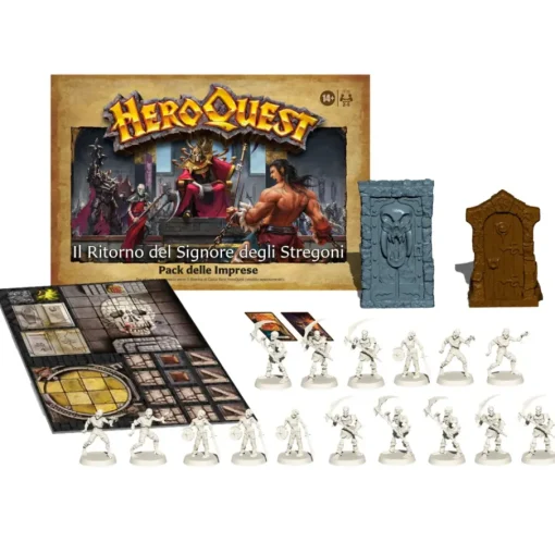 Avalon Hill, Heroquest, Il Ritorno Del Signore Degli Stregoni, Gioco Da Tavolo Per Adulti, Per Giocare E Necessario Avere Il Sistema Di Gioco Heroquest