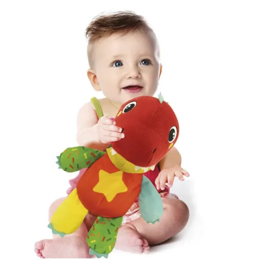Baby Clementoni Milo Il Mio Dinosauro, Peluche Prima Infanzia