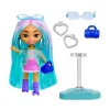 Barbie Barbie Extra Mini Minis, Bambola Con Capelli Blu, Mini Giocattoli, Abito Sportivo E Pattini A Rotelle, Abiti E Accessori , Giocattolo Per Bambini, 3+ Anni, Hln45