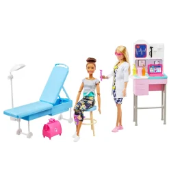 Barbie Playset Con Bambola Medico, 20+ Accessori Medici E Tavolo Da Visita