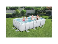 Bestway Piscina Power Steel Frame Rettangolare Cm. 404X201X100