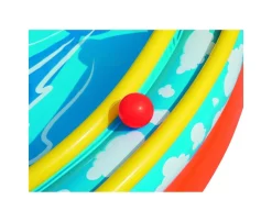 Bestway Play Center Vulcano 265X265X104 Cm Con Fondo Gonfiabile, Scivolo, Spruzzo, Gioco Con Anello E Palline