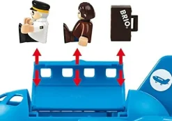 Brio Set Aeroplano Con Scala Imbarco