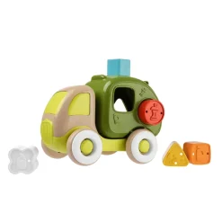 Camioncino Del Riciclo Eco+, 10 Mesi+, Veicolo A Ruote Libere Con Forme E Incastri