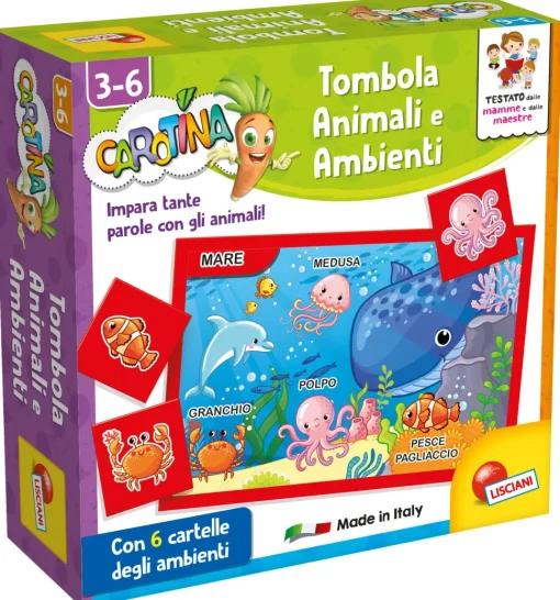 Carotina Quadrotte Animali E Ambienti