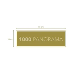 Clementoni 39607 Puzzle 1000 Pan Hqc Horses 98 X 33 Cm