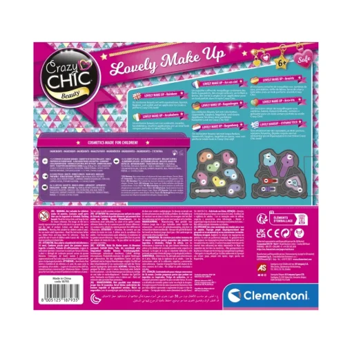 Clementoni Crazy Chic Lovely Make Up Rainbow, 18793