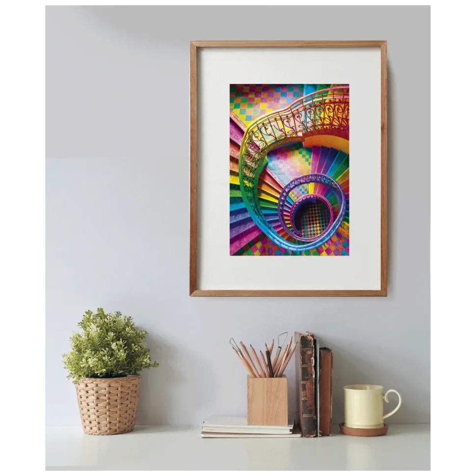 Clementoni Puzzle Colorboom Collection Stairs 500 Pezzi, Puzzle Adulti