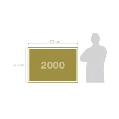 Clementoni Puzzle High Quality Collection Paradise On Earth 2000 Pezzi, Puzzle Adulti