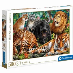 Clementoni Puzzle Wild Cats 500 Pezzi