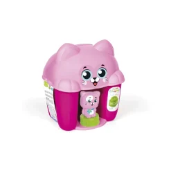 Clementoni Soft Clemmy Cat & Kitten Bucket, Mattoncini Morbidi