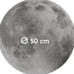Clementoni Space Collection Round Moon 500 Pezzi