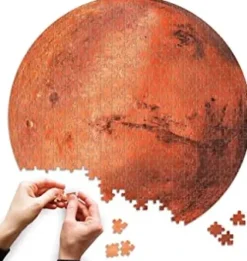 Clementoni Space Collection Puzzle Round Mars 500 Pezzi
