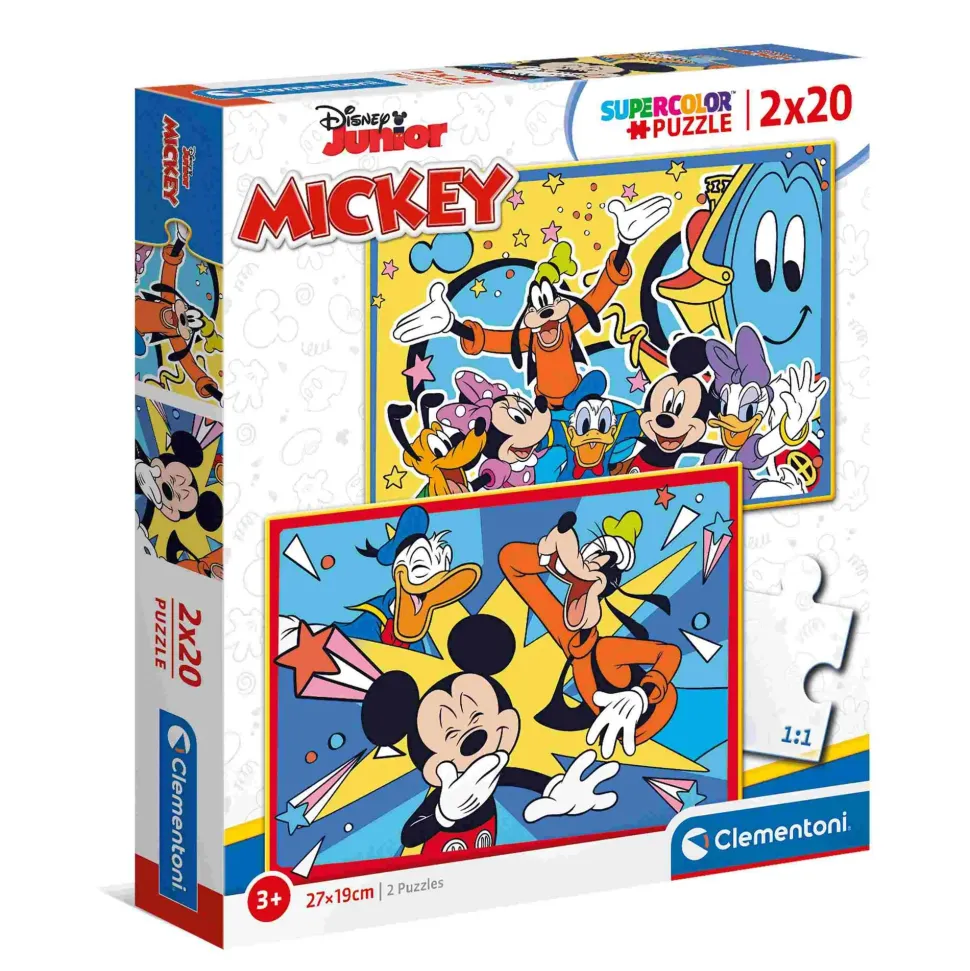 Clementoni Supercolor Puzzle Disney Mickey 2 20 Pezzi