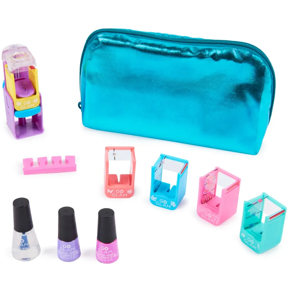 Cool Maker, Go Glam Pochette Decora Unghie, Kit Unghie Bambina, 5 Cartucce Con 120 Decorazioni, 3 Smalti Per Unghie Da Bambina, Giocattolo Per Bambine Da 8 Anni
