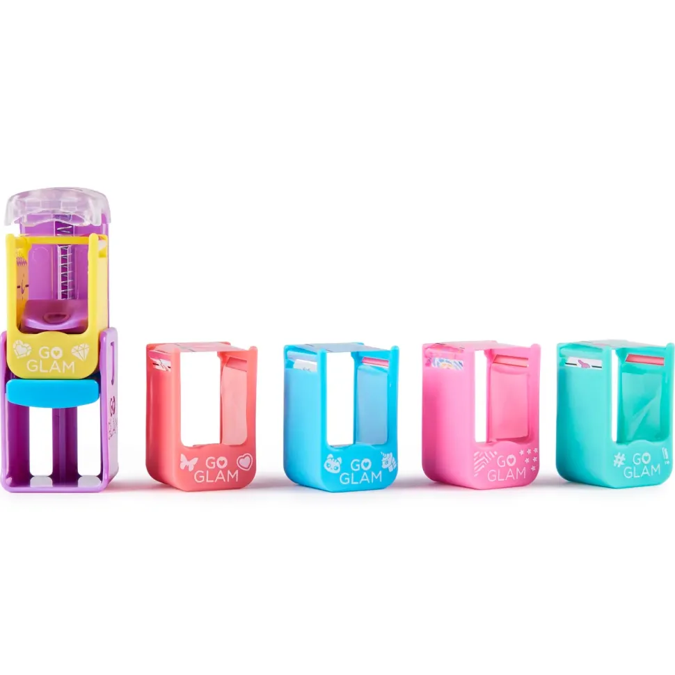 Cool Maker, Go Glam Pochette Decora Unghie, Kit Unghie Bambina, 5 Cartucce Con 120 Decorazioni, 3 Smalti Per Unghie Da Bambina, Giocattolo Per Bambine Da 8 Anni