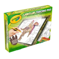 Crayola Lavagnetta Luminosa Dinosauri Light-Up Tracing Pad
