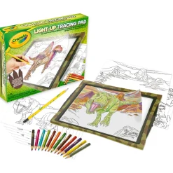 Crayola Lavagnetta Luminosa Dinosauri Light-Up Tracing Pad