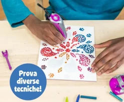 Crayola Super Pen Unicorno Neon, Gioco Per Sciogliere I Pastelli A Cera E Creare Disegni In Rilievo, Attivita Creativa E Regalo Per Bambini, Eta 8+