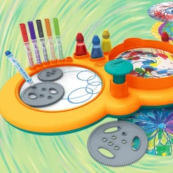 Crayola Super Set Gira E Crea Deluxe Spirografo Vortici Di Colore Non Richiede Batterie
