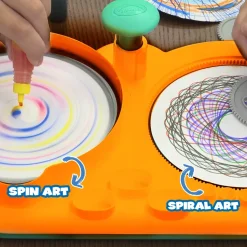 Crayola Super Set Gira E Crea Deluxe Spirografo Vortici Di Colore Non Richiede Batterie