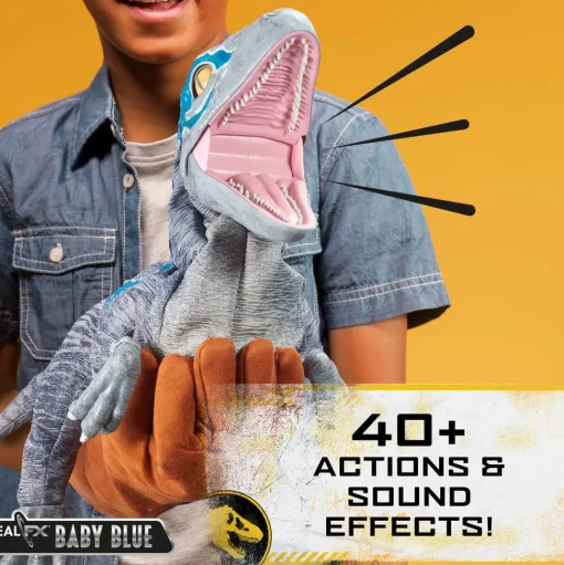 Dinosauro Animato Baby Blue Real Fx Wow! Stuff