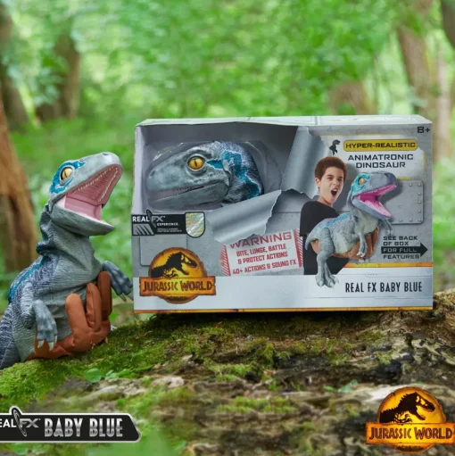 Dinosauro Animato Baby Blue Real Fx Wow! Stuff