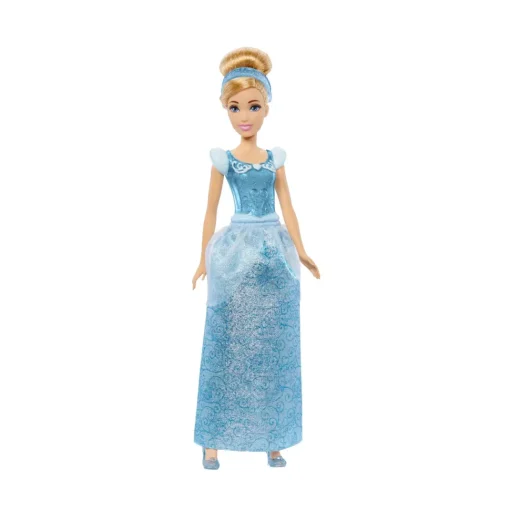Disney Princess Cenerentola Bambola Snodata, Con Capi E Accessori Scintillanti Ispirati Al Film Disney, Giocattolo Per Bambini, 3+ Anni, Hlw06