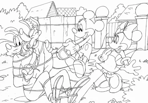 Disney Puzzle Df Maxi Floor 108 Mickey My Friends