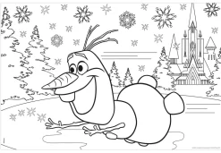 Disney Puzzle Df Maxi Floor 35 Frozen Playing On The Ice