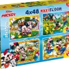 Disney Puzzle Maxifloor 4 X 48 Mickey