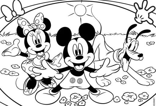 Disney Puzzle Maxifloor 4 X 48 Mickey