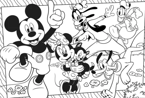 Disney Puzzle Maxifloor 4 X 48 Mickey