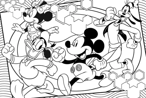 Disney Puzzle Maxifloor 4 X 48 Mickey