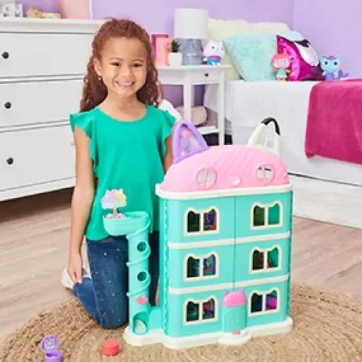 Gabby'S Dollhouse | Playset Casa Delle Bambole Di Gabby | Giochi Gabby'S Dollhouse Per Bambini Dai 3 Anni In Su | Con Luci E Suoni