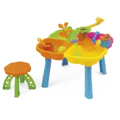 Game Table Water & Sand: Tavolo Da Gioco Multifunzionale Per Bambini Per Divertimento All'Aria Aperta