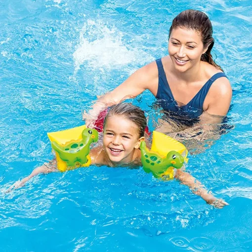 Intex Braccioli Mare Gonfiabili Dinosauri, Multicolore, 23 20 Cm