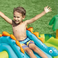 Intex Play Center Dinosauri Piscina Gonfiabile, Multicolore, 191X152X58 Cm