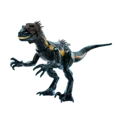 Jurassic World Indoraptor Cerca E Attacca, Funzionalita Di Attacco Specifiche, Luci E Suoni E Azione Graffiante, Giocattolo Per Bambini, 4+ Anni, Hky11