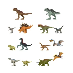 Jurassic World Mini Dino Assortimento, Mini Dinosauri Con 1 Punto Di Articolazione, Tutti Da Collezionare, Giocattolo Per Bambini, 3+ Anni, Gwp38