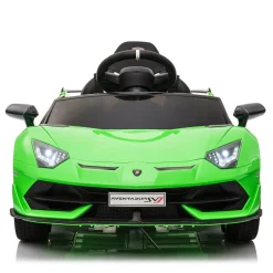 Lamborghini Aventador Svj Roadster Elettrica 12V Telecomandata Per Bambini 3-6 Anni Con 2 Velocita Massime, Fari Funzionanti, Pulsante Start/Stop E Presa Usb