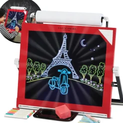 Lavagnetta 3 In 1 Con Led, Gessetti E Pennarelli
