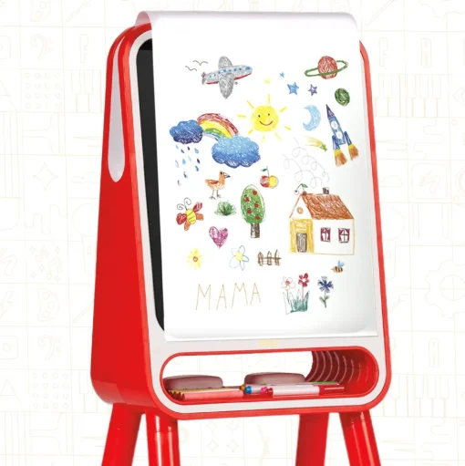 Lavagnetta Con Cavalletto Sketch & Glow 3-In-1 Art Studio