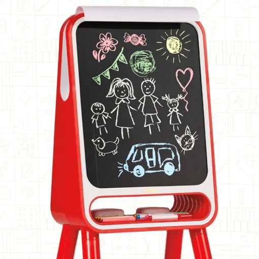 Lavagnetta Con Cavalletto Sketch & Glow 3-In-1 Art Studio