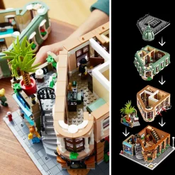 Lego 10297 Boutique Hotel, Set Modellini Da Costruire Per Adulti, Edificio Modulare Da Collezione Con 7 Minifigure