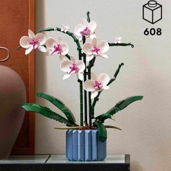 Lego 10311 Orchidea, Set Per Adulti Da Collezione, Hobby Creativi, Modellino Da Costruire In Mattoncini Con Fiori Finti