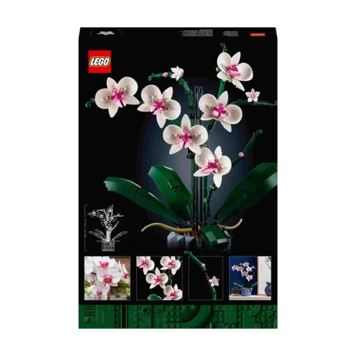 Lego 10311 Orchidea, Set Per Adulti Da Collezione, Hobby Creativi, Modellino Da Costruire In Mattoncini Con Fiori Finti